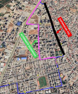 Mersin İli, Toroslar ilçesi, 84014 Sokak Yol Kapama