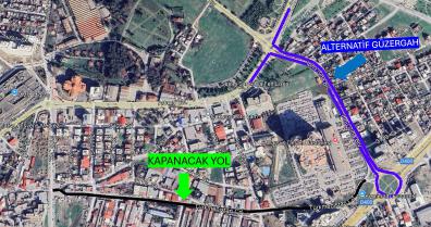 TARSUS İLÇESİ TÜRKMENİSTAN CADDESİ YOL KAPAMA