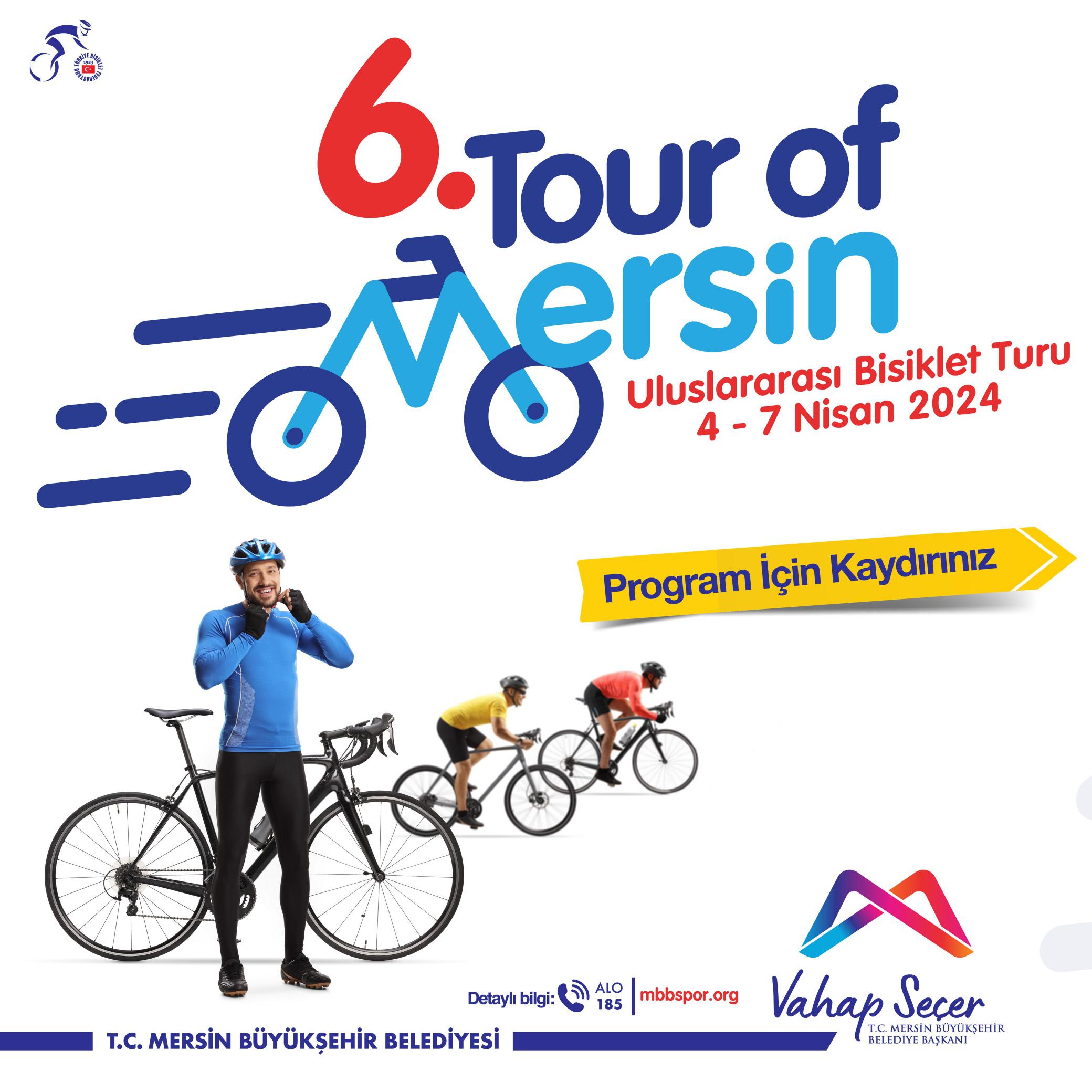 6. Tour of Mersin Uluslararası Bisiklet Turu programı