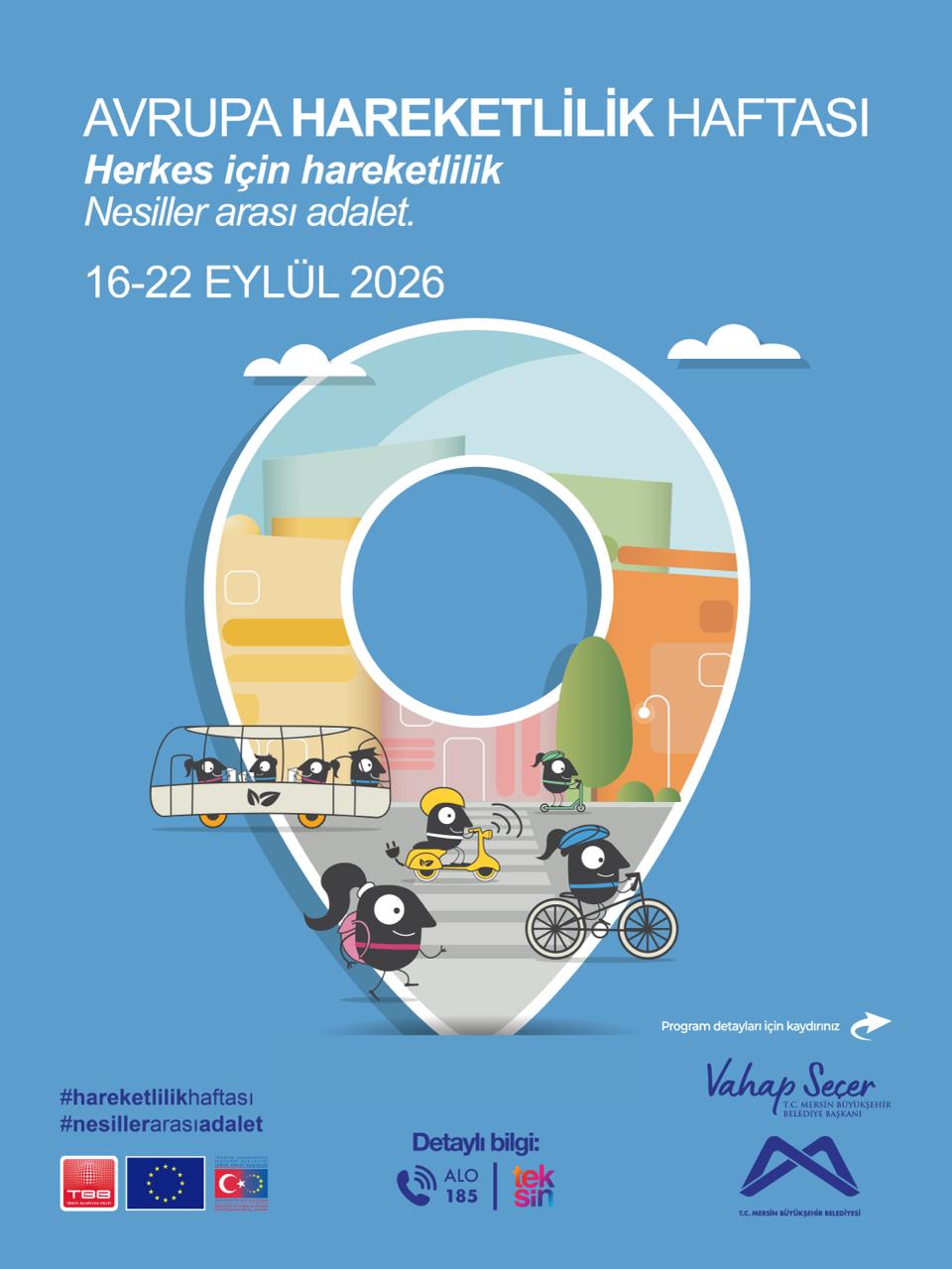 Herkes için hareketlilik, nesiller arası adalet. Avrupa Hareketlilik Haftası'nda buluşalım!