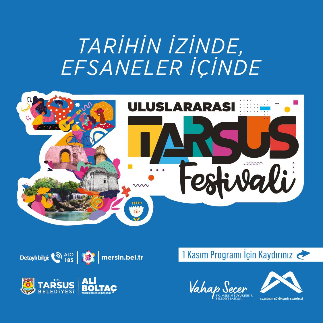 3. Uluslararası Tarsus Festivali 1 Kasım programı