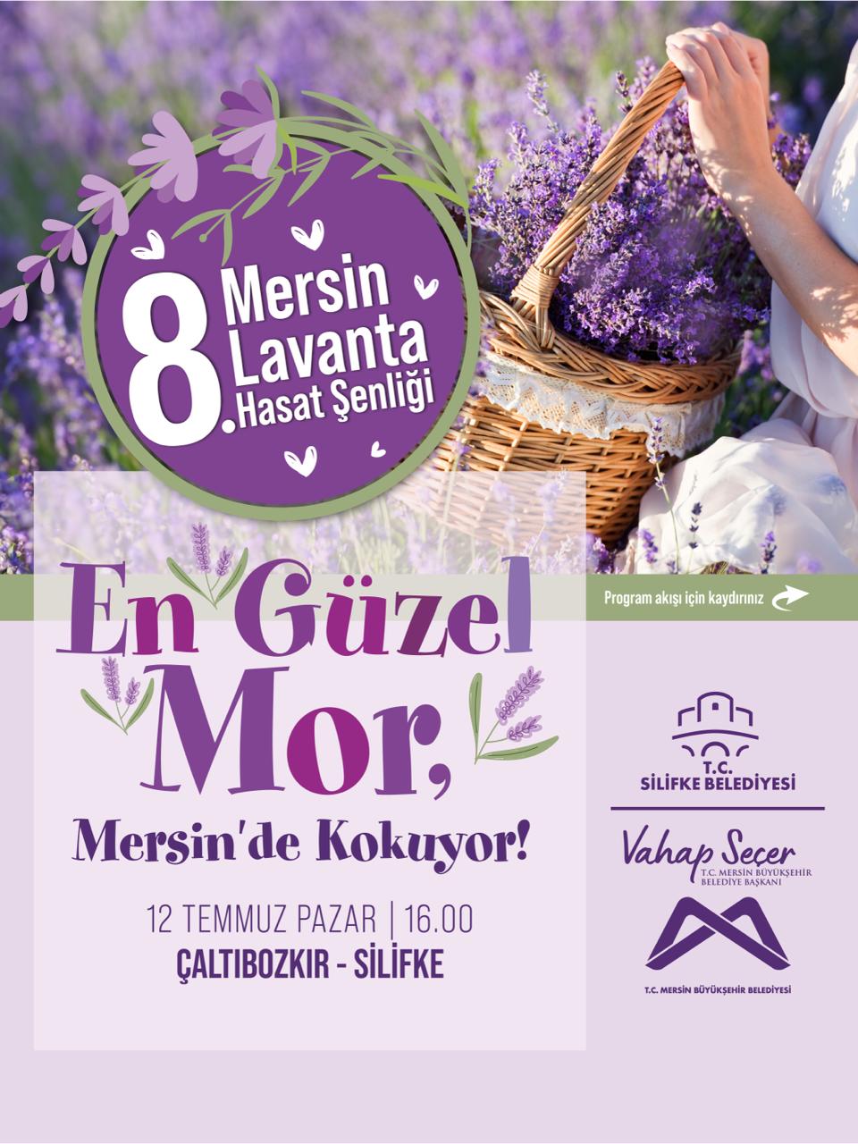 8. Mersin Lavanta Hasat Şenliği'nde buluşalım!