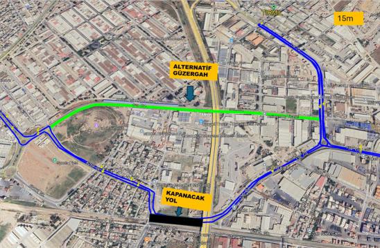 136.CADDE YOL KAPAMA
