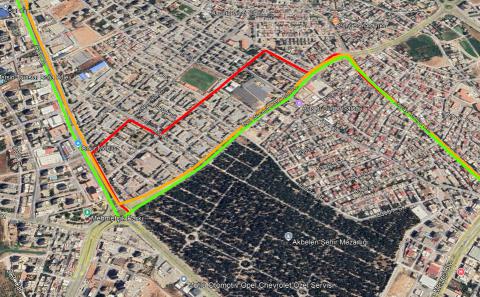 15M HATTINDA GÜZERGAH GÜNCELLEMESİ