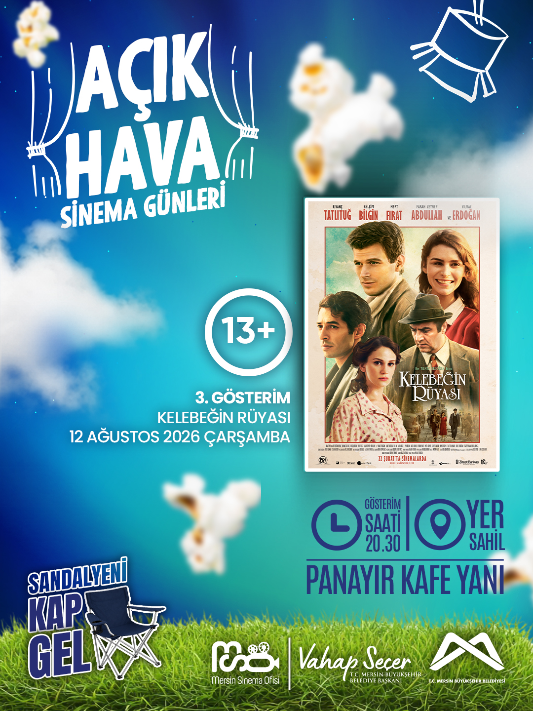 Açık Hava Sinema Günleri 3. Gösterim “Kelebeğin Rüyası”