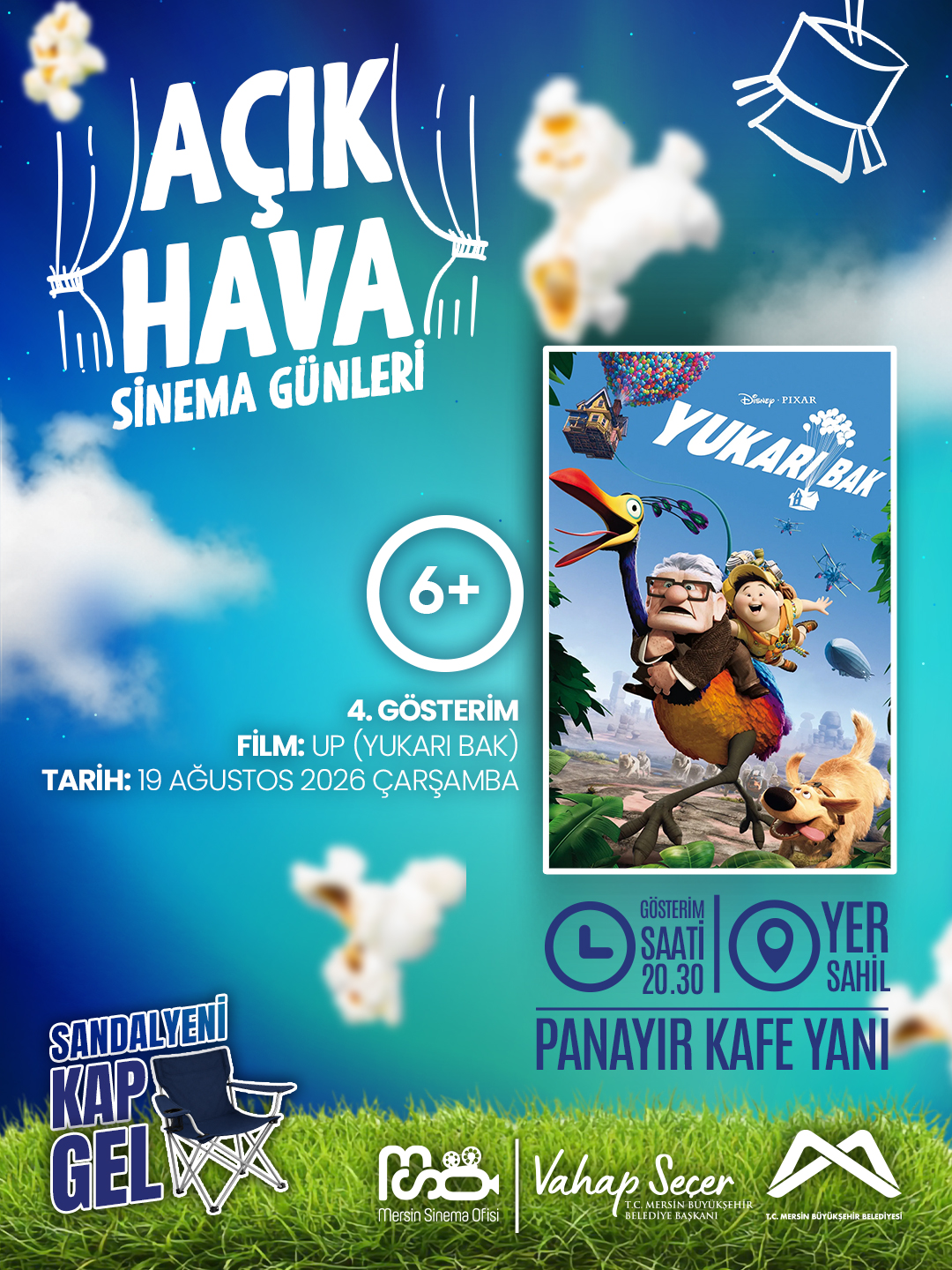 Açık Hava Sinema Günleri 4. Gösterim “Yukarı Bak”