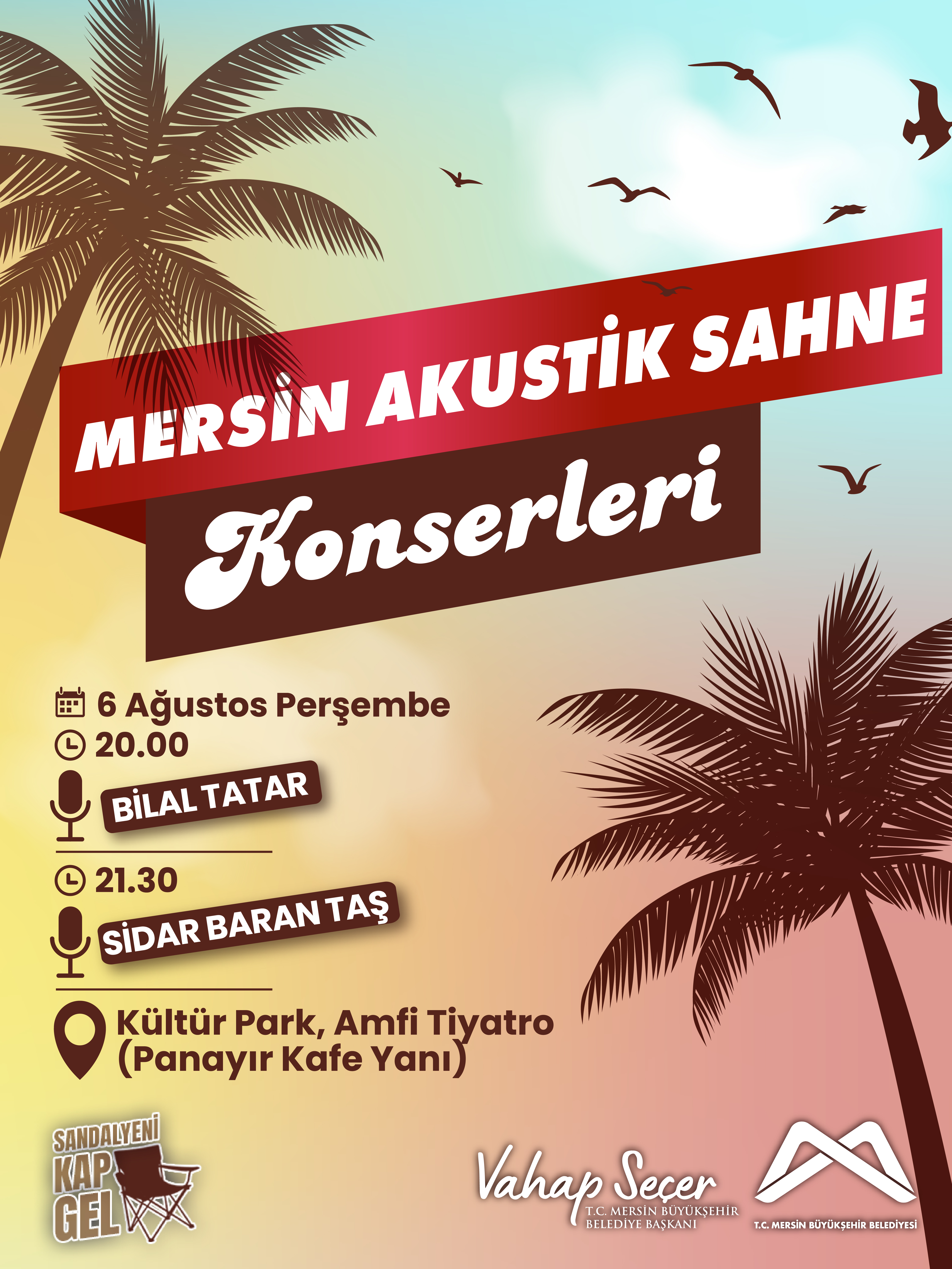 Mersin Akustik Sahne Konserleri'nde Buluşalım!