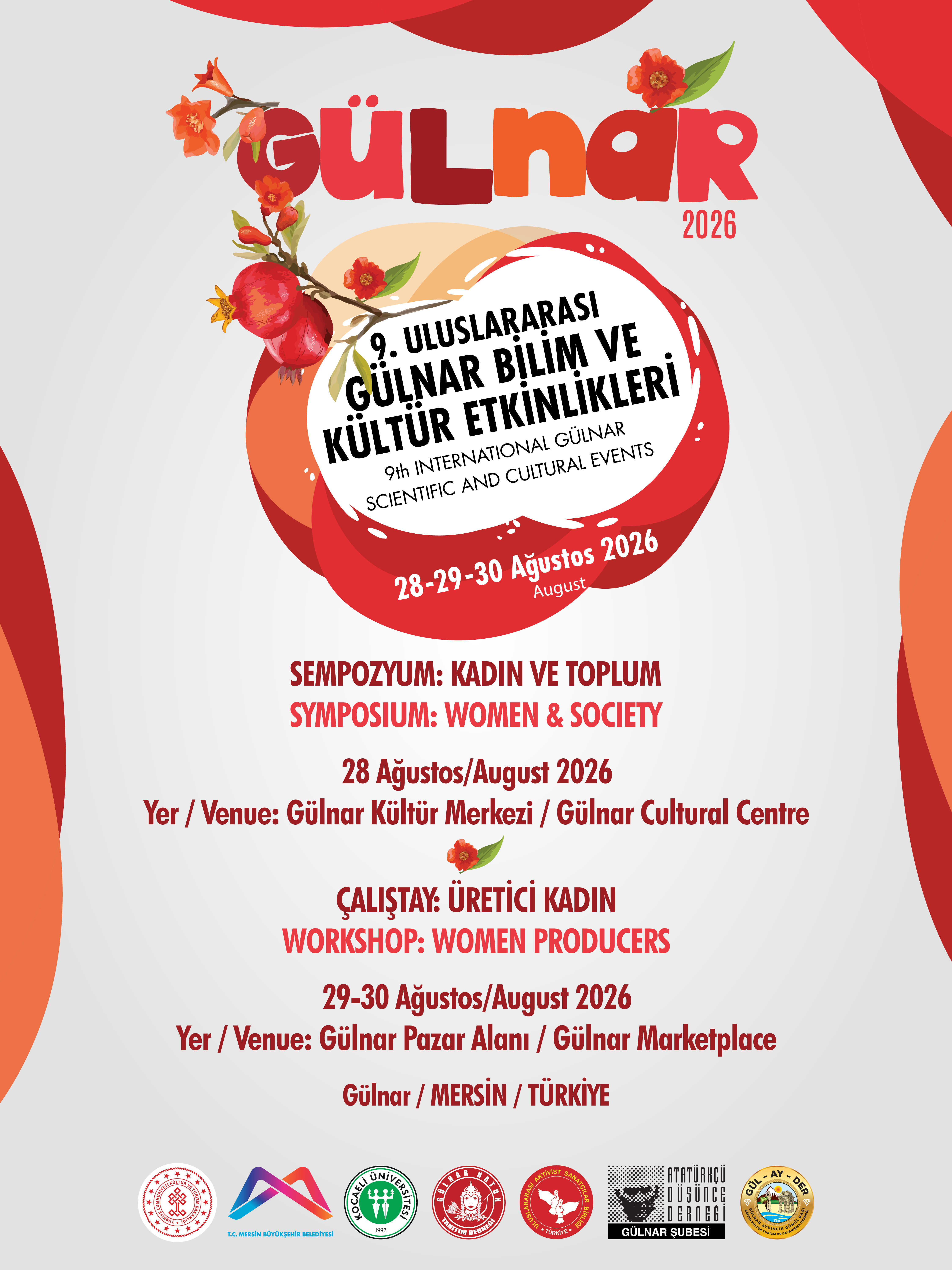 9. Uluslararası Gülnar Bilim ve Kültür Etkinlikleri'ne davetlisiniz!
