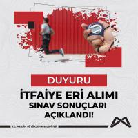 İtfaiye Eri Alımı Sınav Sonuçları