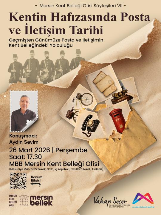 “Kentin Hafızasında Posta ve İletişim Tarihi” söyleşimize davetlisiniz!