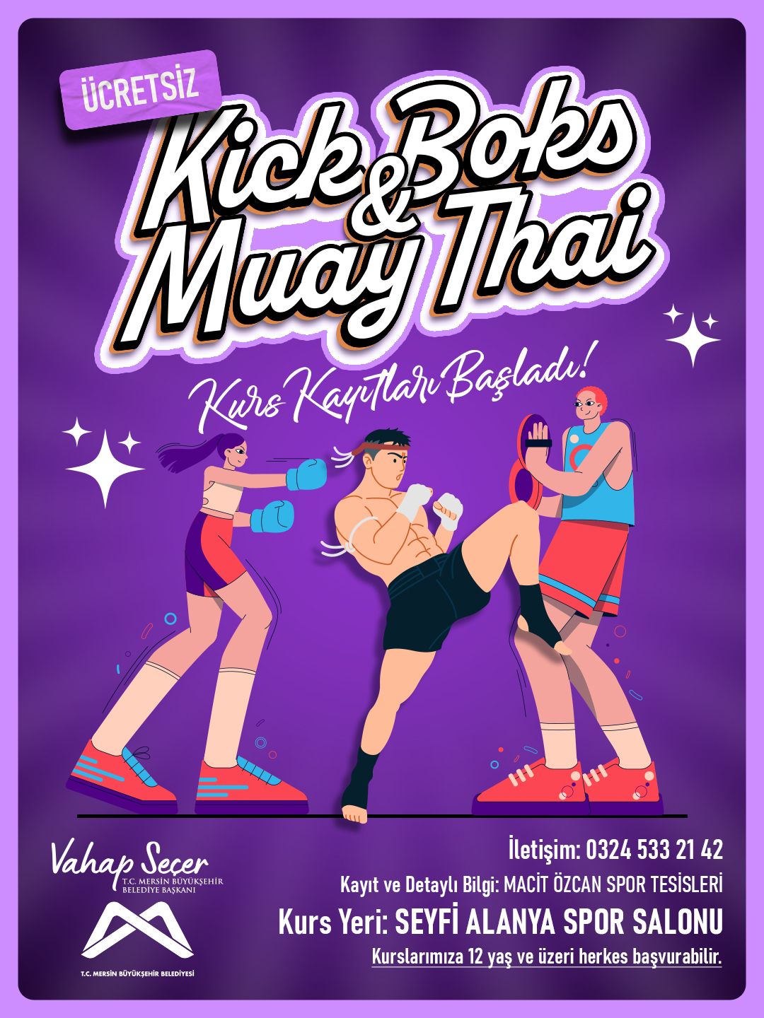 Ücretsiz Kick Boks & Muay Thai kurs kayıtlarımız başladı!