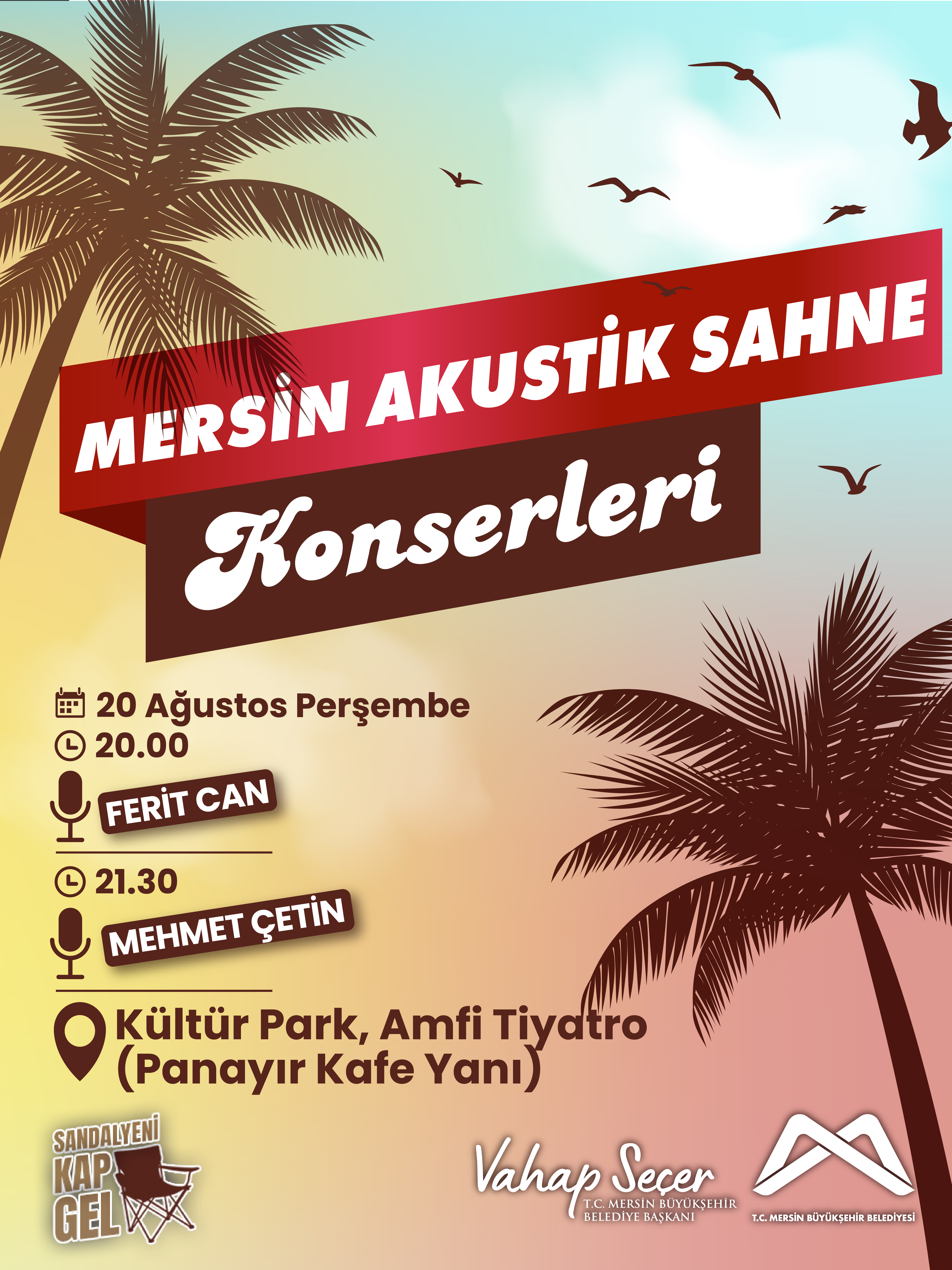 Mersin Akustik Sahne Konserleri'nde Buluşalım!