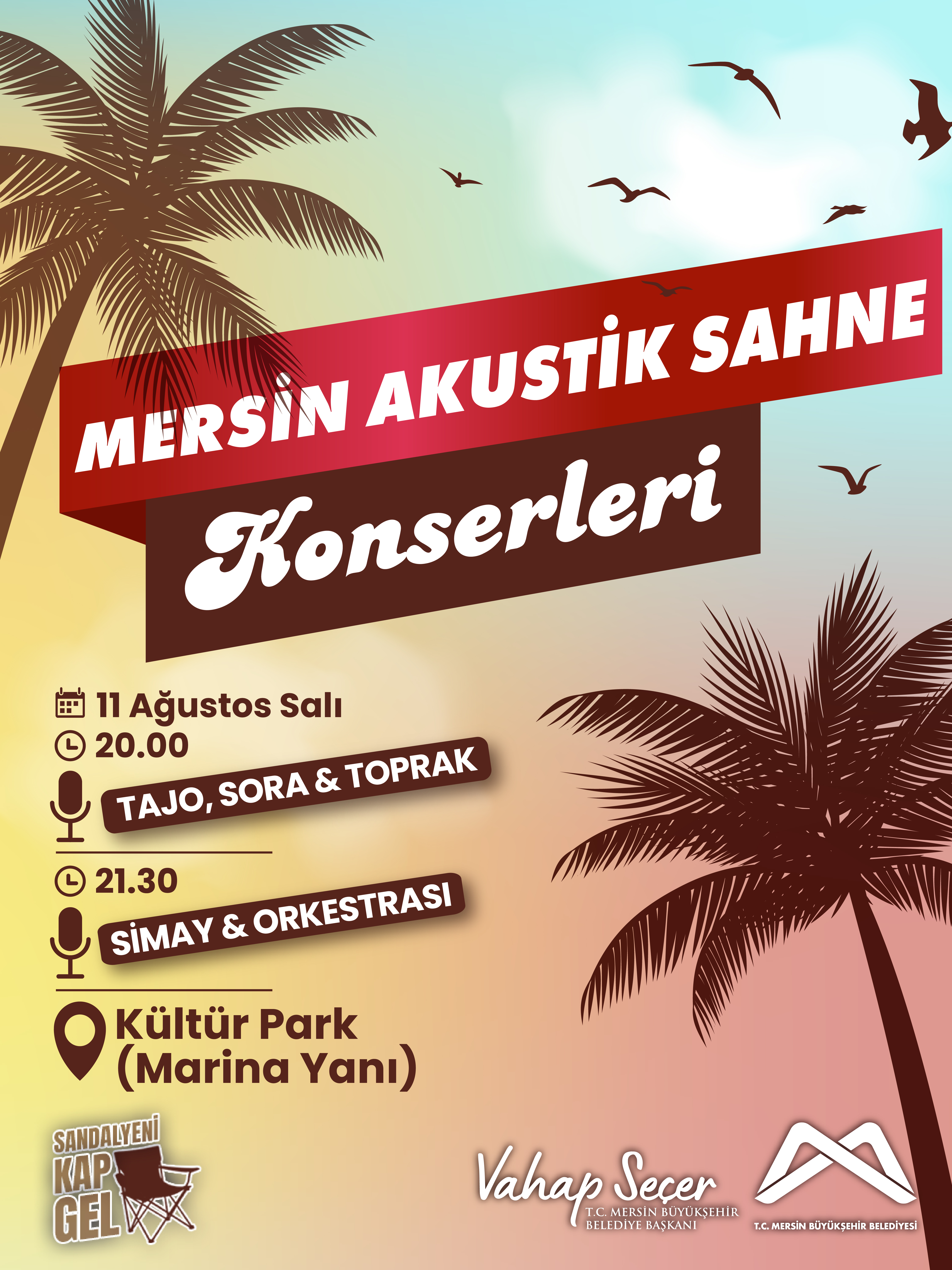 Mersin Akustik Sahne Konserleri'nde Buluşalım!