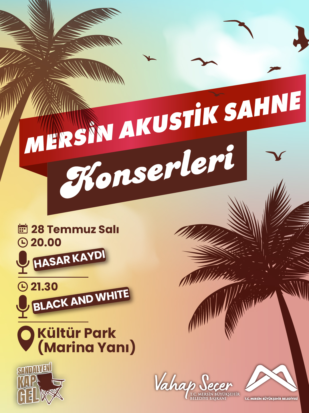 Mersin Akustik Sahne Konserleri’nde buluşalım! 