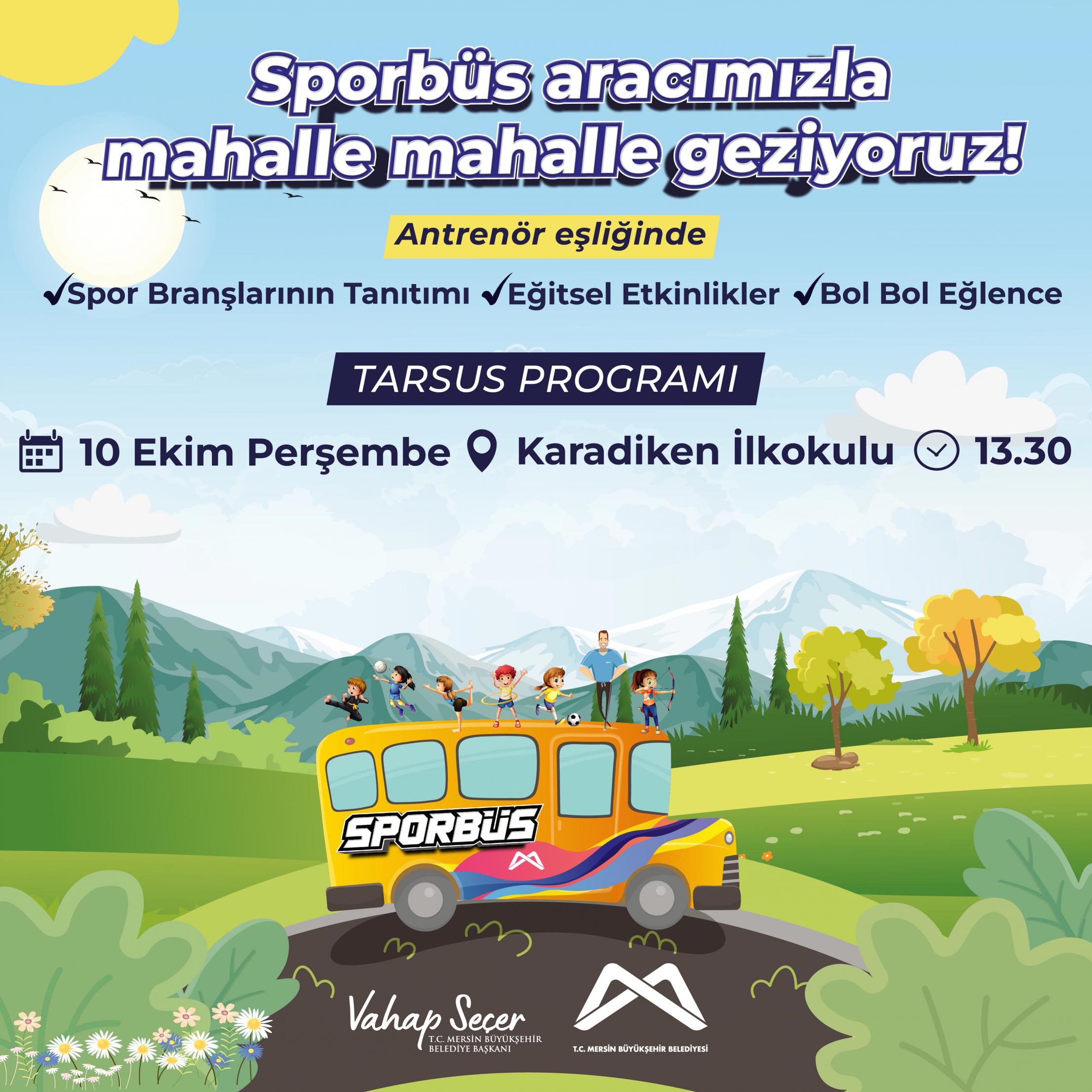 Sporbüs aracımızla mahalle mahalle geziyoruz!