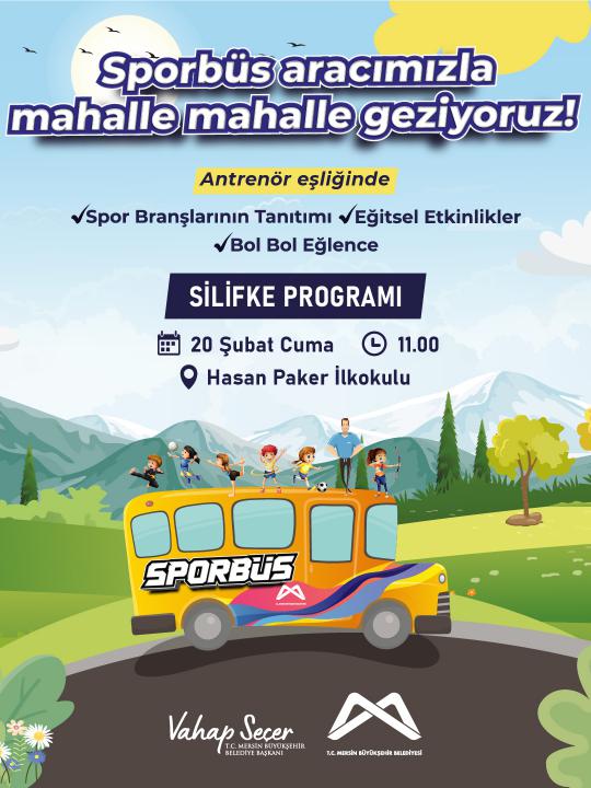 Sporbüs aracımızla mahalle mahalle geziyoruz! / SİLİFKE PROGRAMI