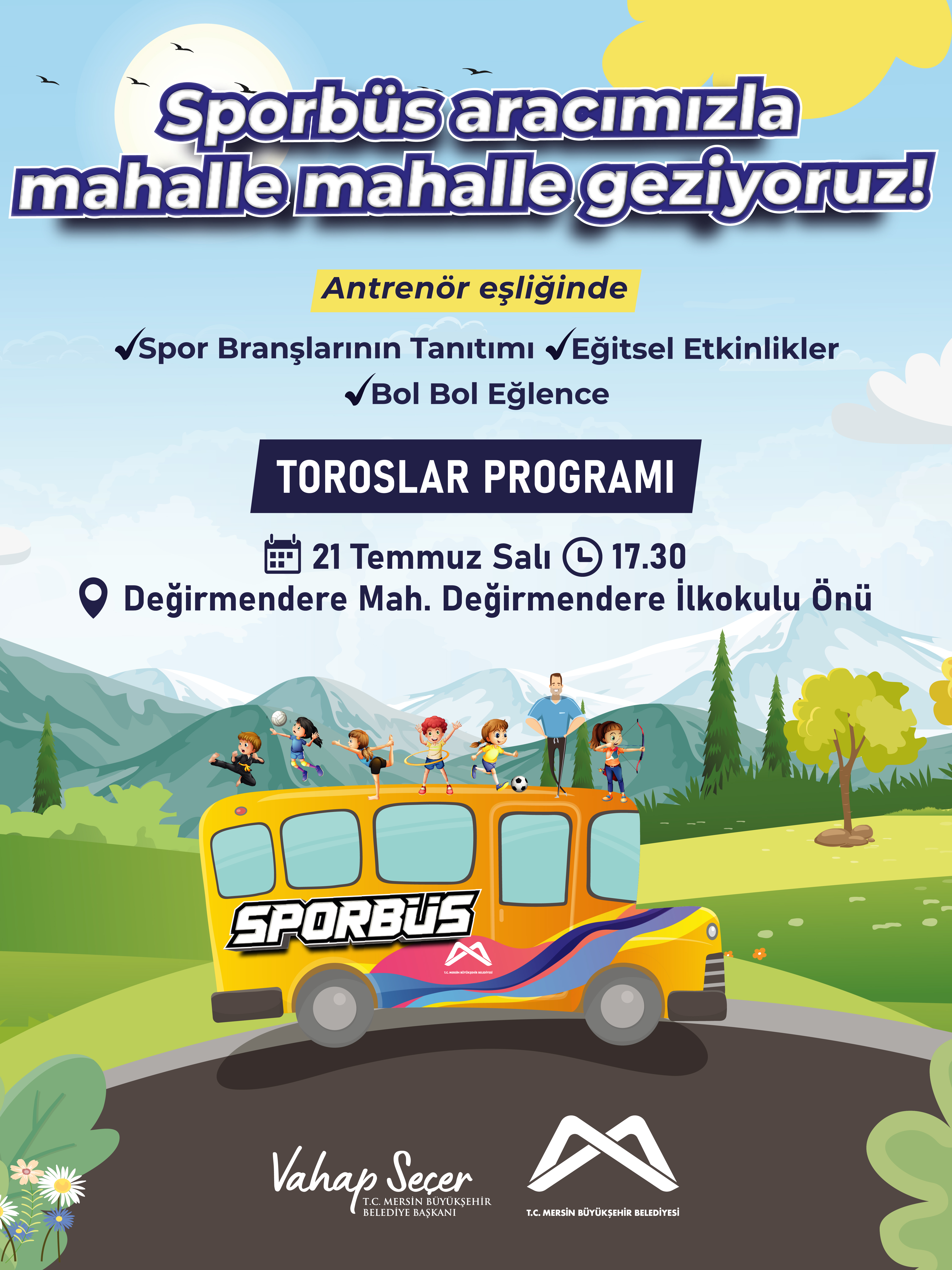 Sporbüs aracımızla mahalle mahalle geziyoruz!