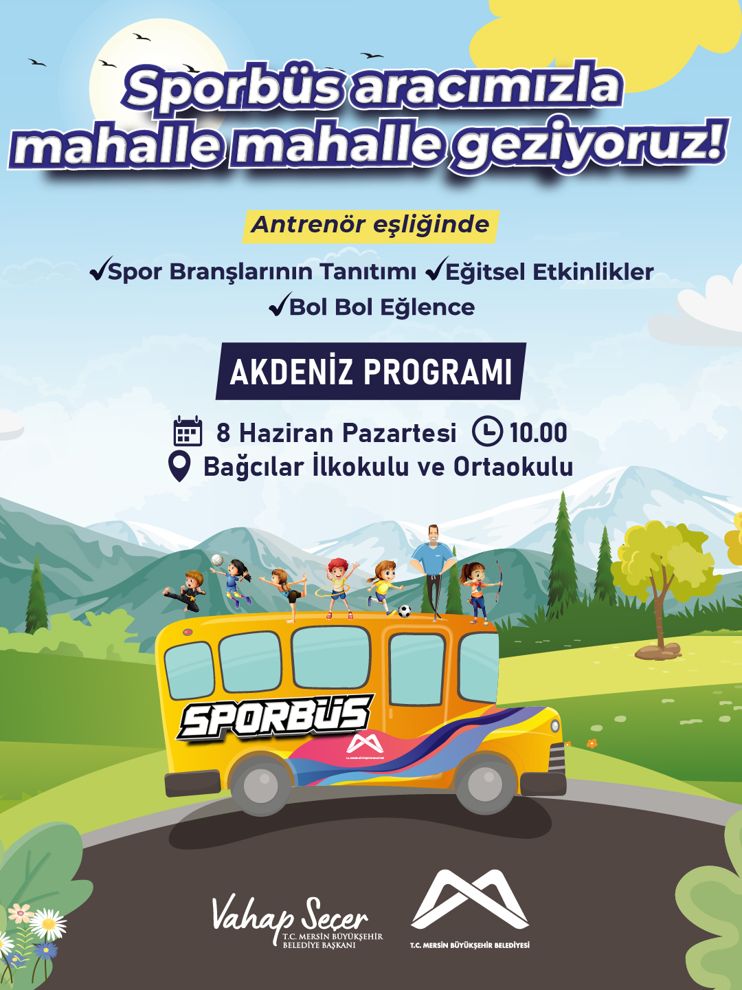 Sporbüs aracımızla mahalle mahalle geziyoruz!