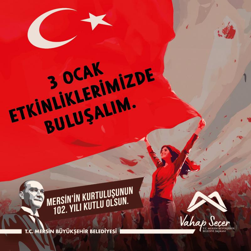 3 Ocak etkinliklerimizde buluşalım