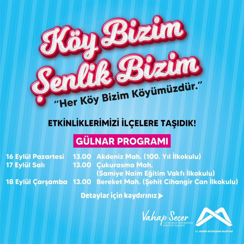 Dopdolu geçecek olan “Köy Bizim Şenlik Bizim” etkinliklerinde buluşalım!