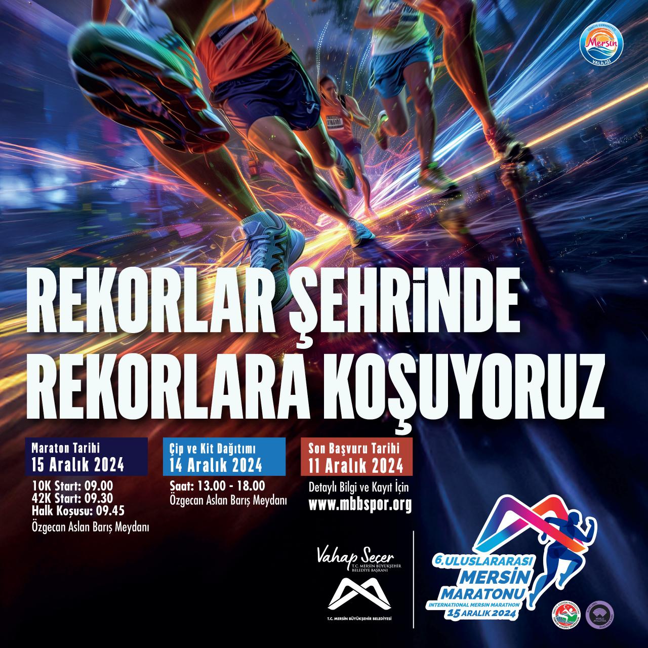 6. Uluslararası Mersin Maratonu'nda buluşalım! 