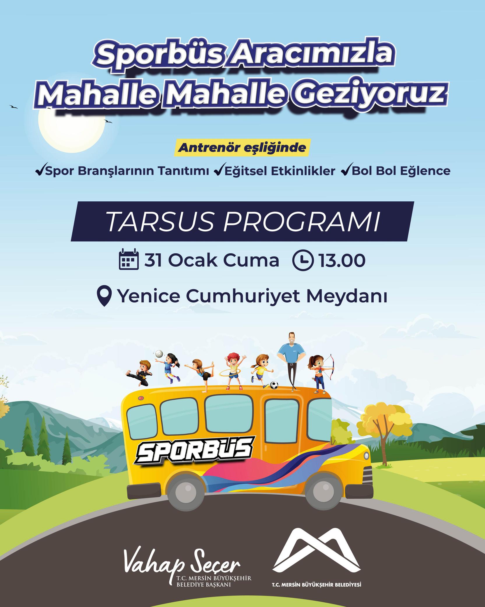 Sporbüs aracımızla mahalle mahalle geziyoruz!