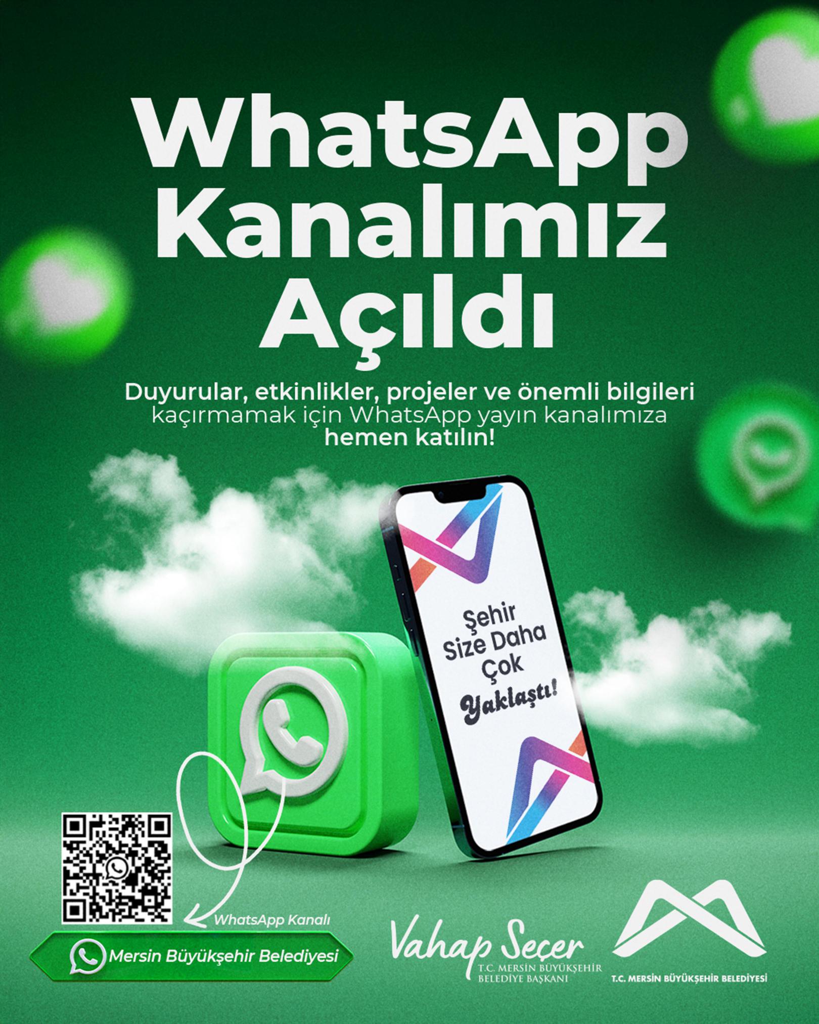 WhatsApp kanalımız açıldı!