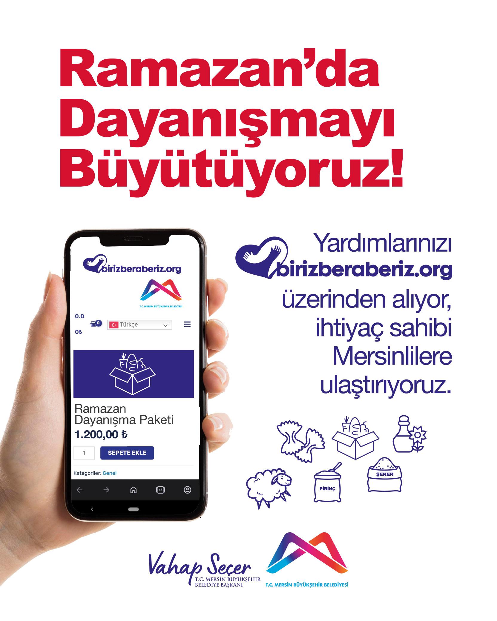 Ramazan’da dayanışmayı büyütüyoruz! 