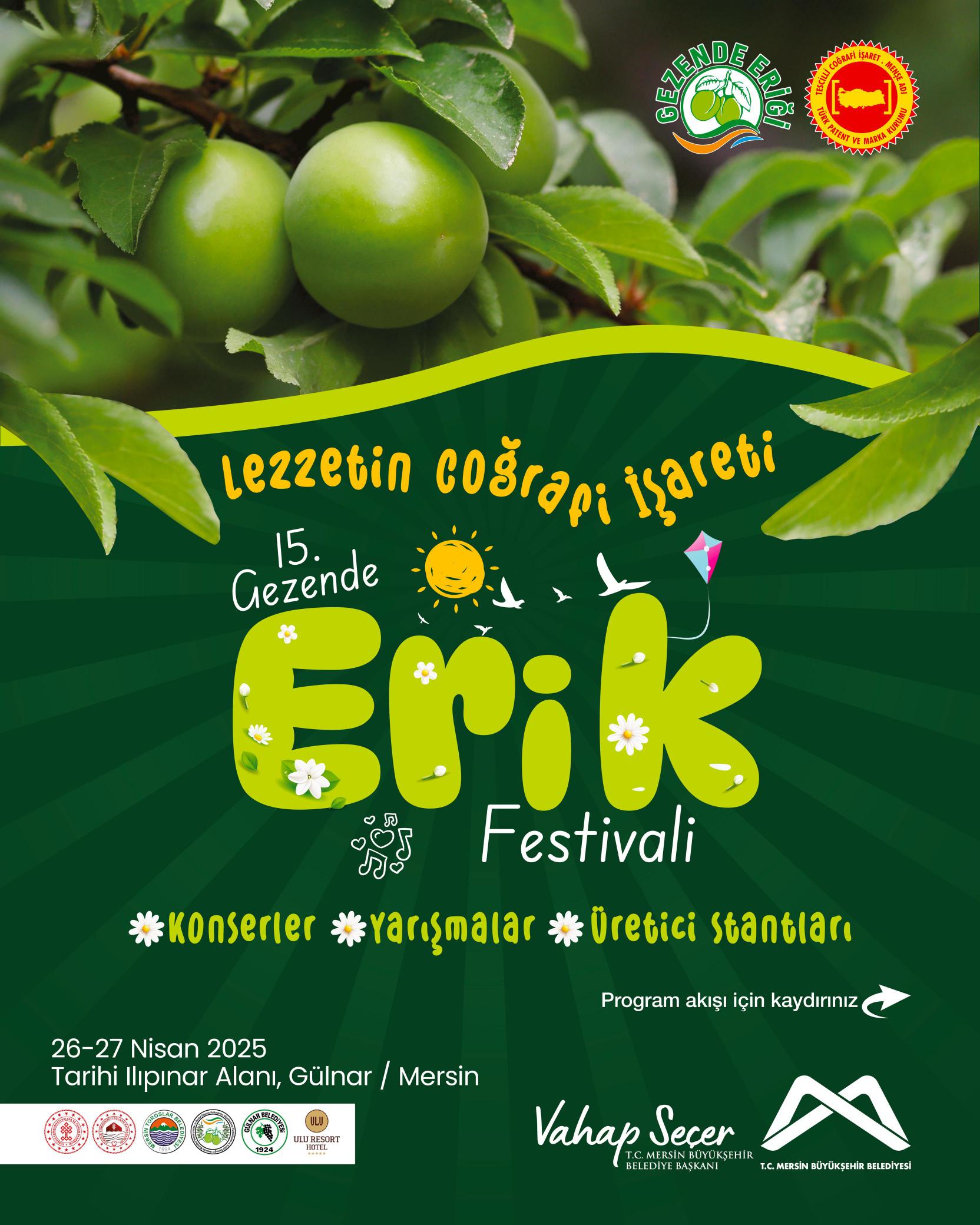 15. Gezende Erik Festivali'nde buluşalım.