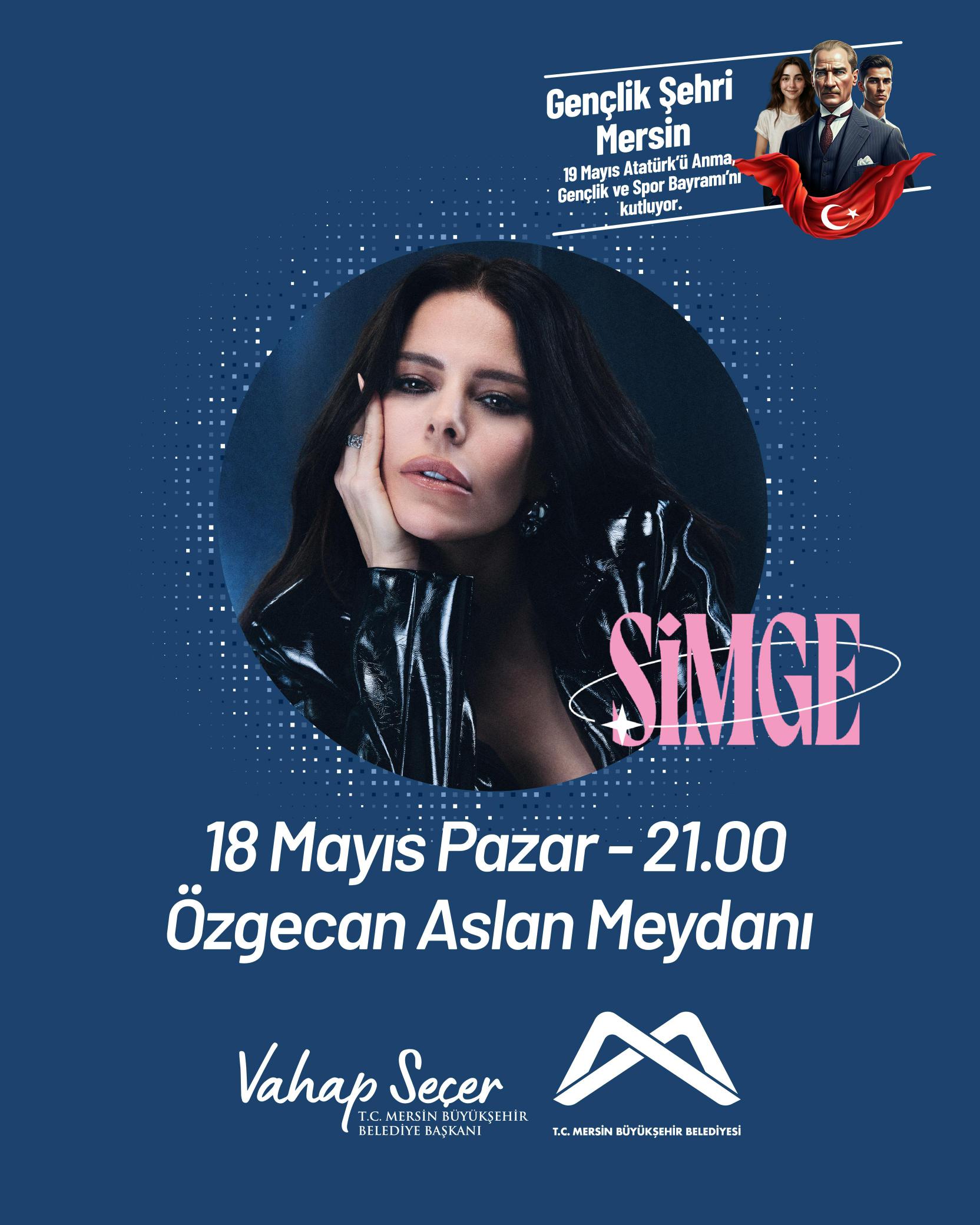 19 Mayıs Atatürk'ü Anma, Gençlik ve Spor Bayramını Simge konseri ile kutluyoruz.