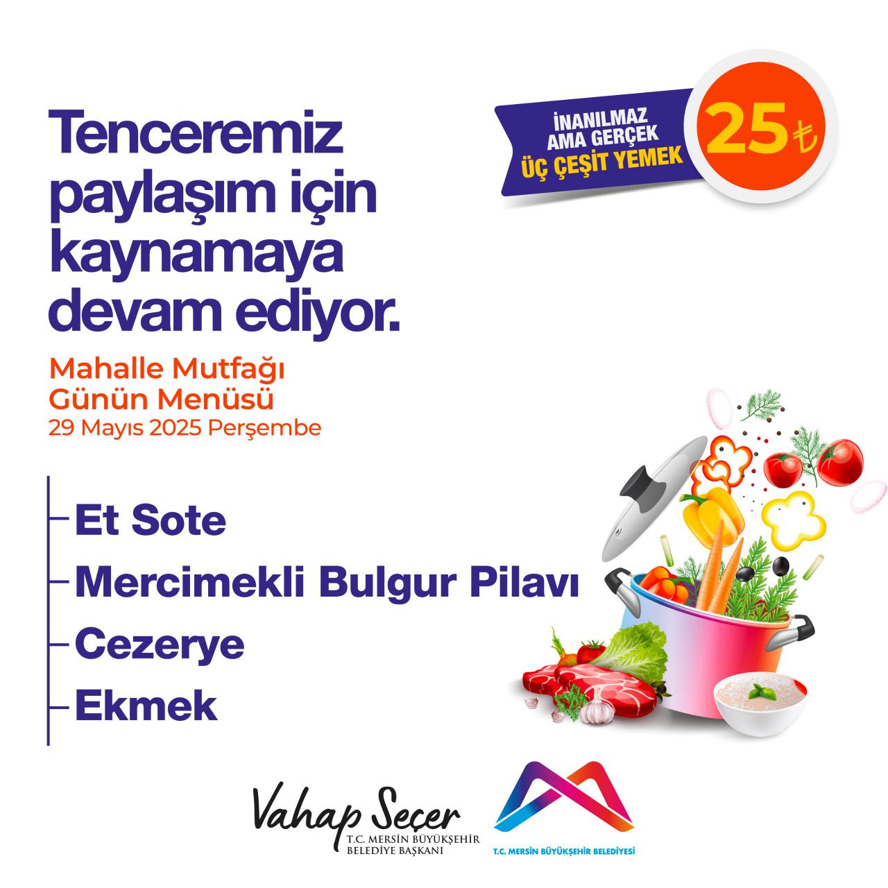 29 Mayıs Mahalle Mutfakları menümüz