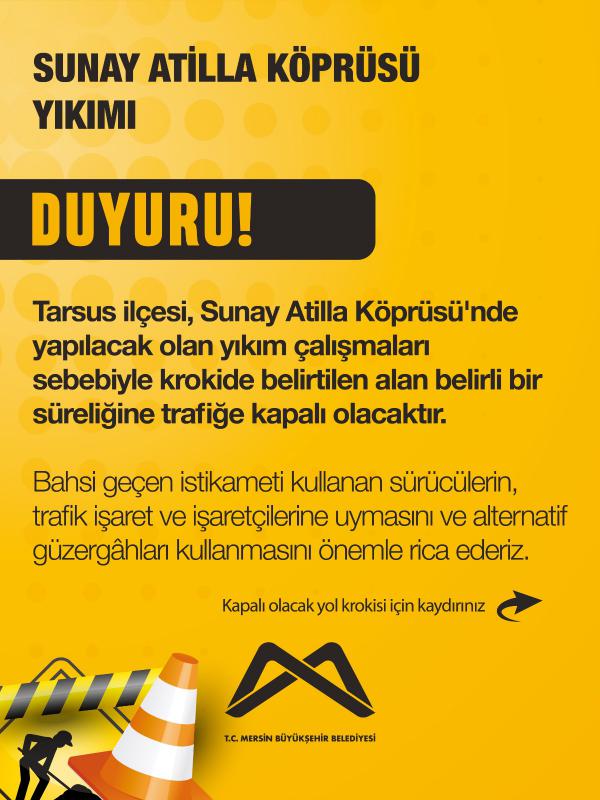 Sunay Atilla Köprüsü Yıkımı