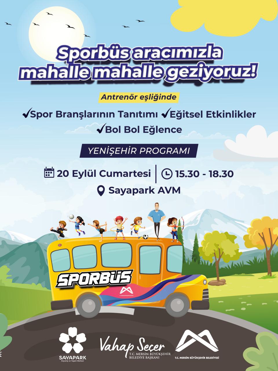 Sporbüs aracımızla mahalle mahalle geziyoruz!