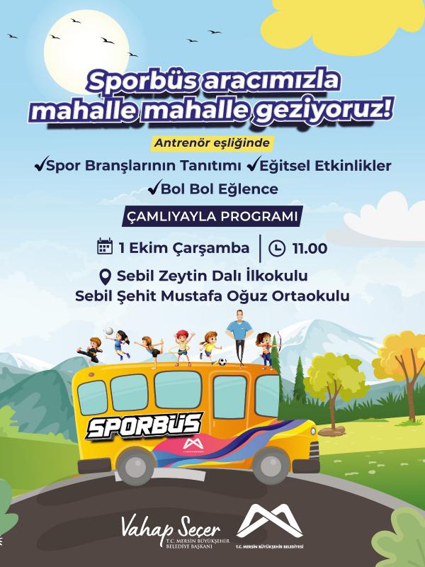 Sporbüs aracımızla mahalle mahalle geziyoruz!