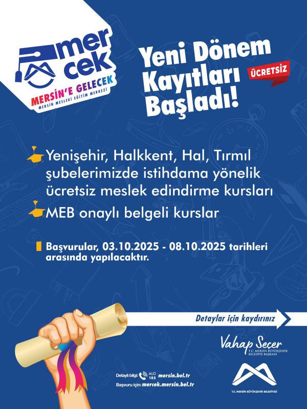 Yeni Dönem Kayıtları Başlıyor!