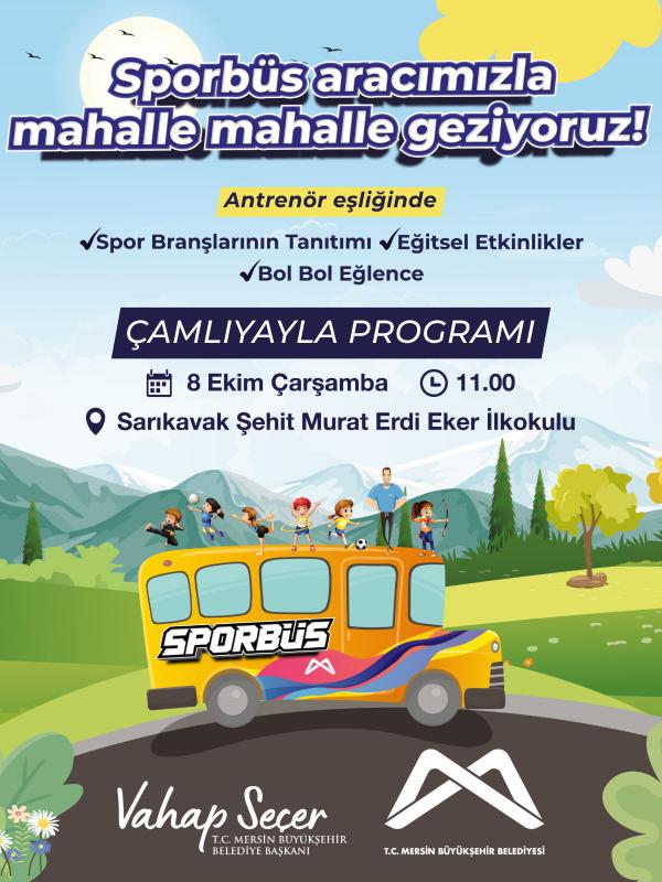 Sporbüs aracımızla mahalle mahalle geziyoruz!