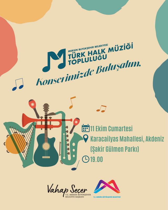 Türk Halk Müziği Topluluğu Konserimizde buluşalım! 