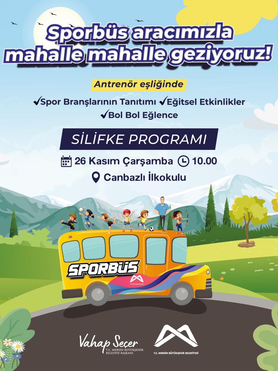 Sporbüs aracımızla mahalle mahalle geziyoruz!