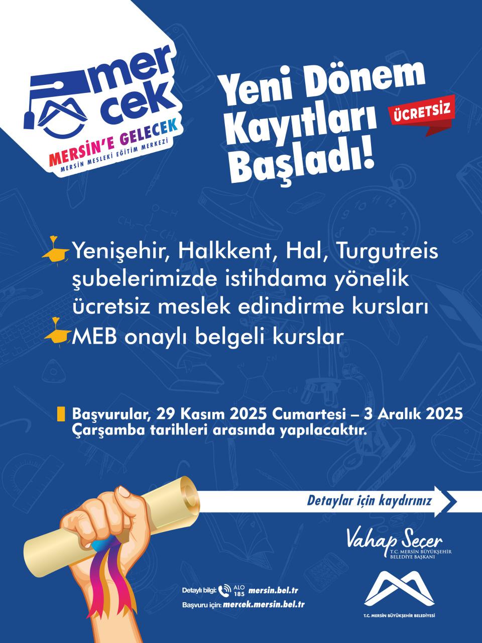 MERCEK Yeni Dönem Kayıtları Başladı!