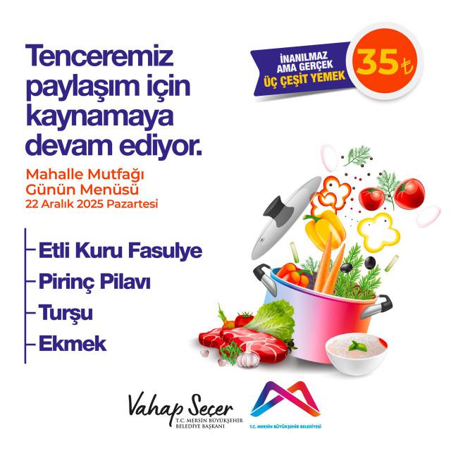 22 Aralık Mahalle Mutfakları menümüz