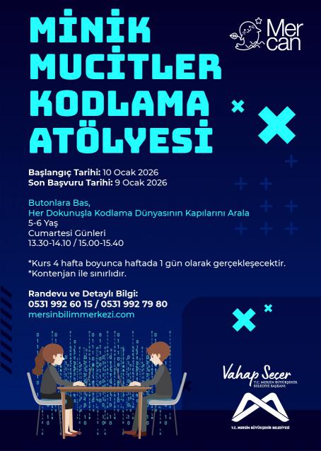 Minik Mucitler Kodlama Atölyesi