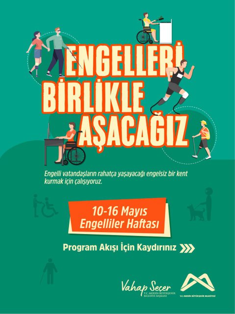 10-16 Mayıs Engelliler Haftası program akışı.
