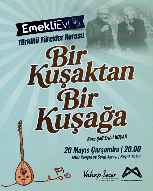 Bir kuşaktan bir kuşağa.  Türkülü Yürekler Korosu etkinliğimizde buluşalım.