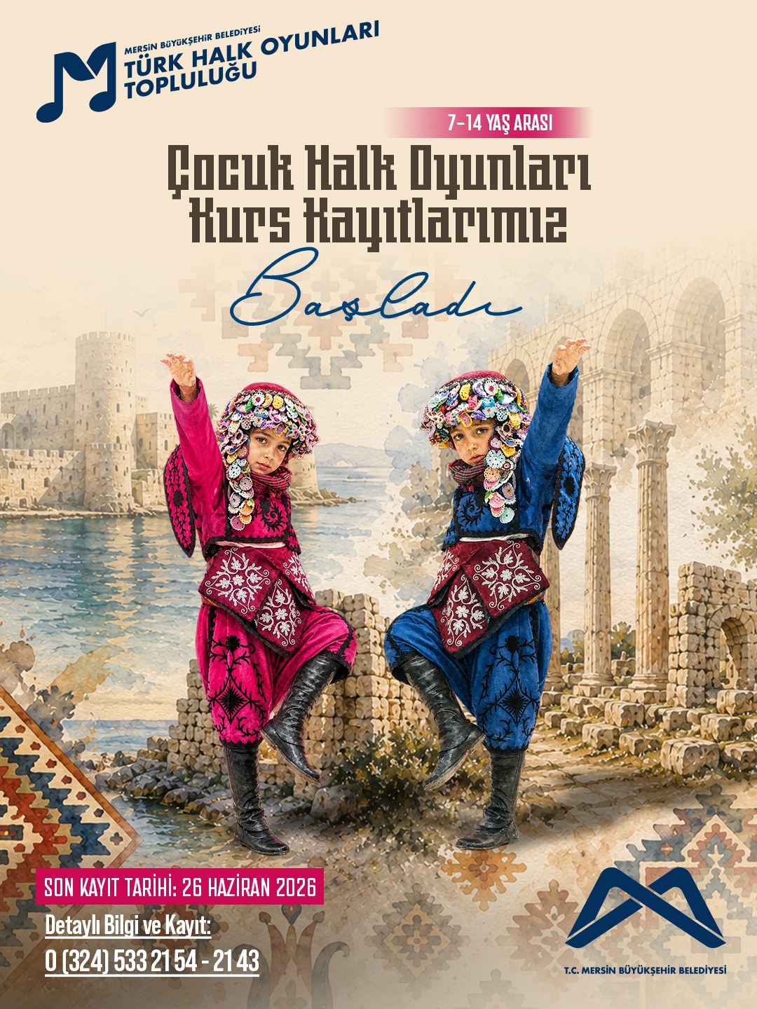 Çocuk Halk Oyunları Kurs Kayıtlarımız Başladı!