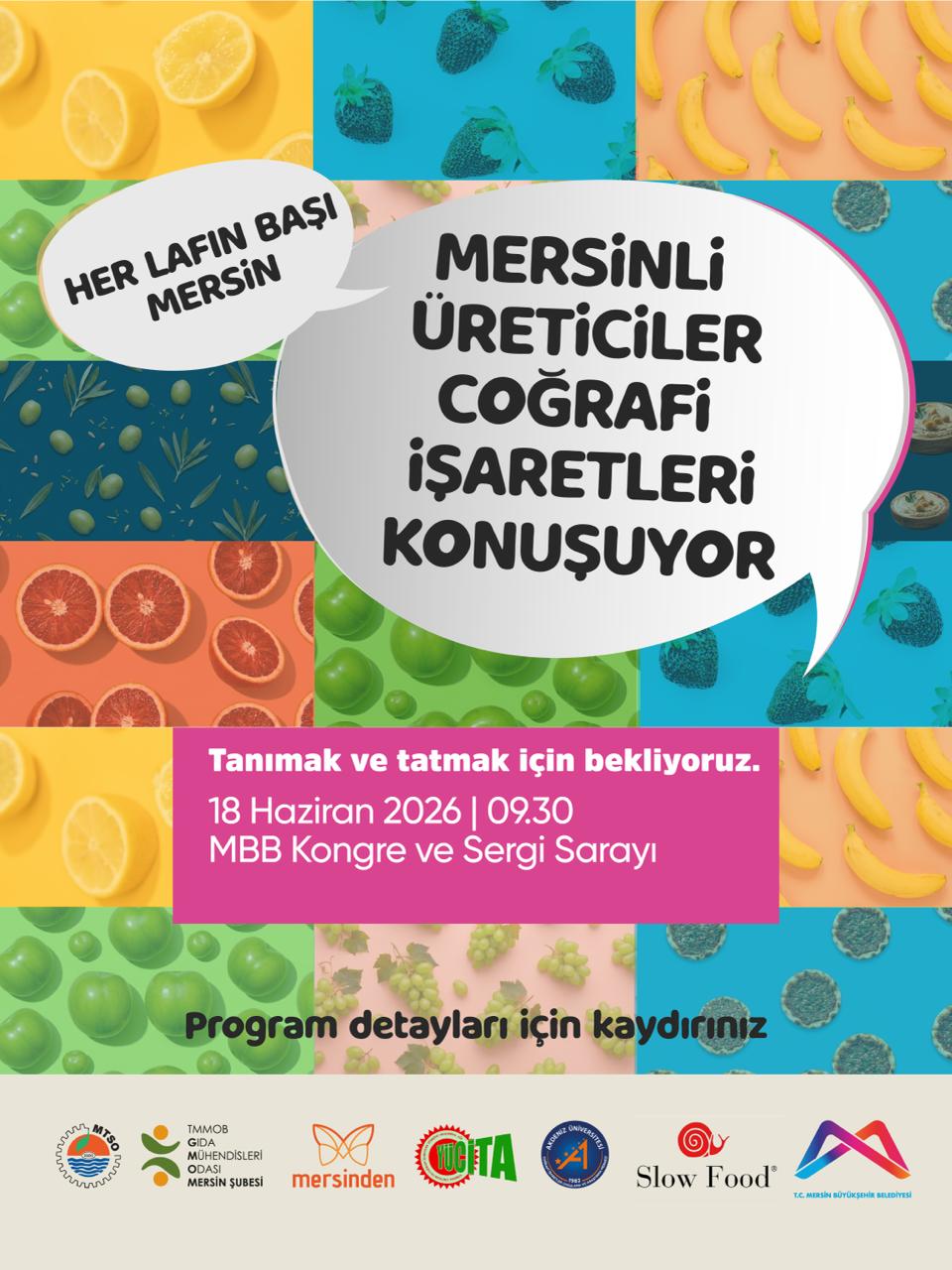 Mersinli üreticiler coğrafi işaretleri konuşuyor programında buluşalım!