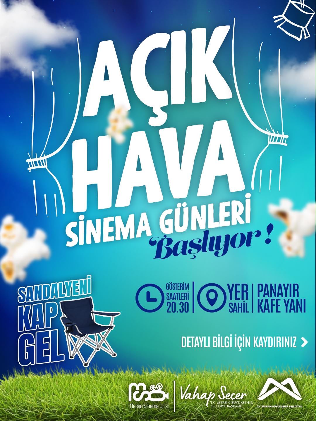 Açık hava sinema günleri başlıyor! 