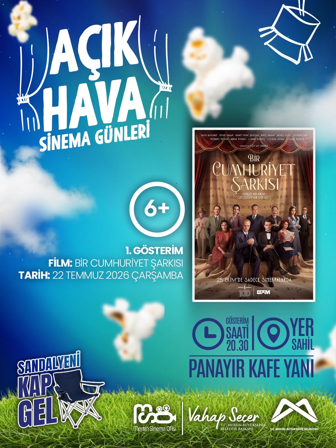 Açık Hava Sinema Günleri başlıyor!