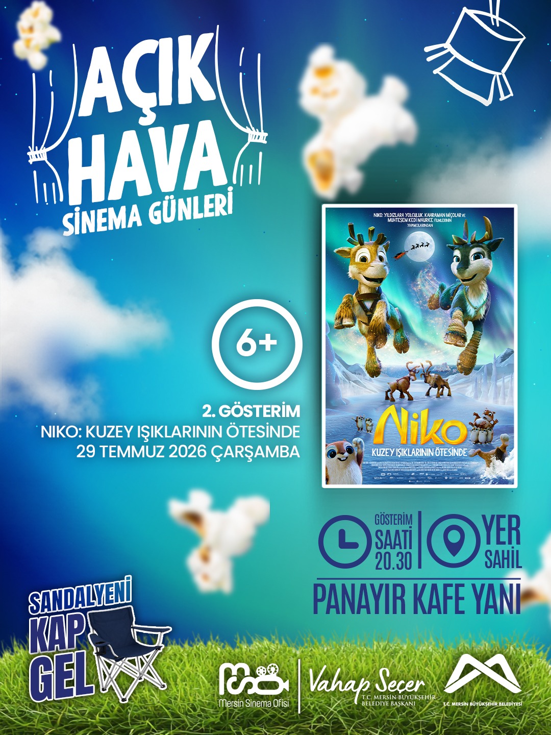 Açık Hava Sinema Günleri 2. Gösterim “Niko: Kuzey Işıklarının Ötesinde”