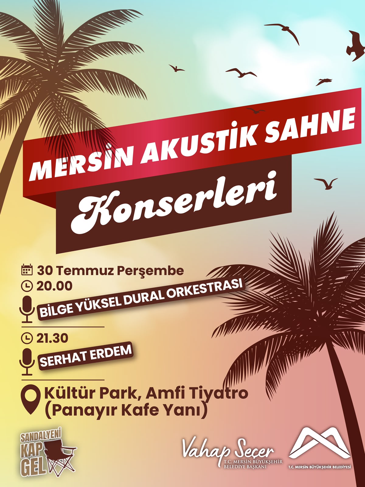 Mersin Akustik Sahne Konserleri’nde buluşalım! 