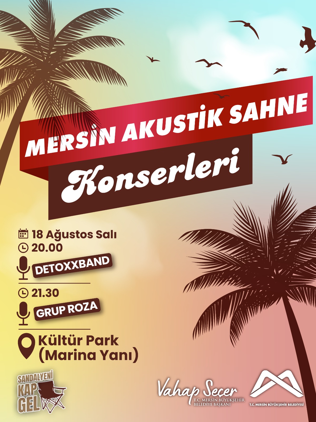 Mersin Akustik Sahne Konserleri'nde Buluşalım!